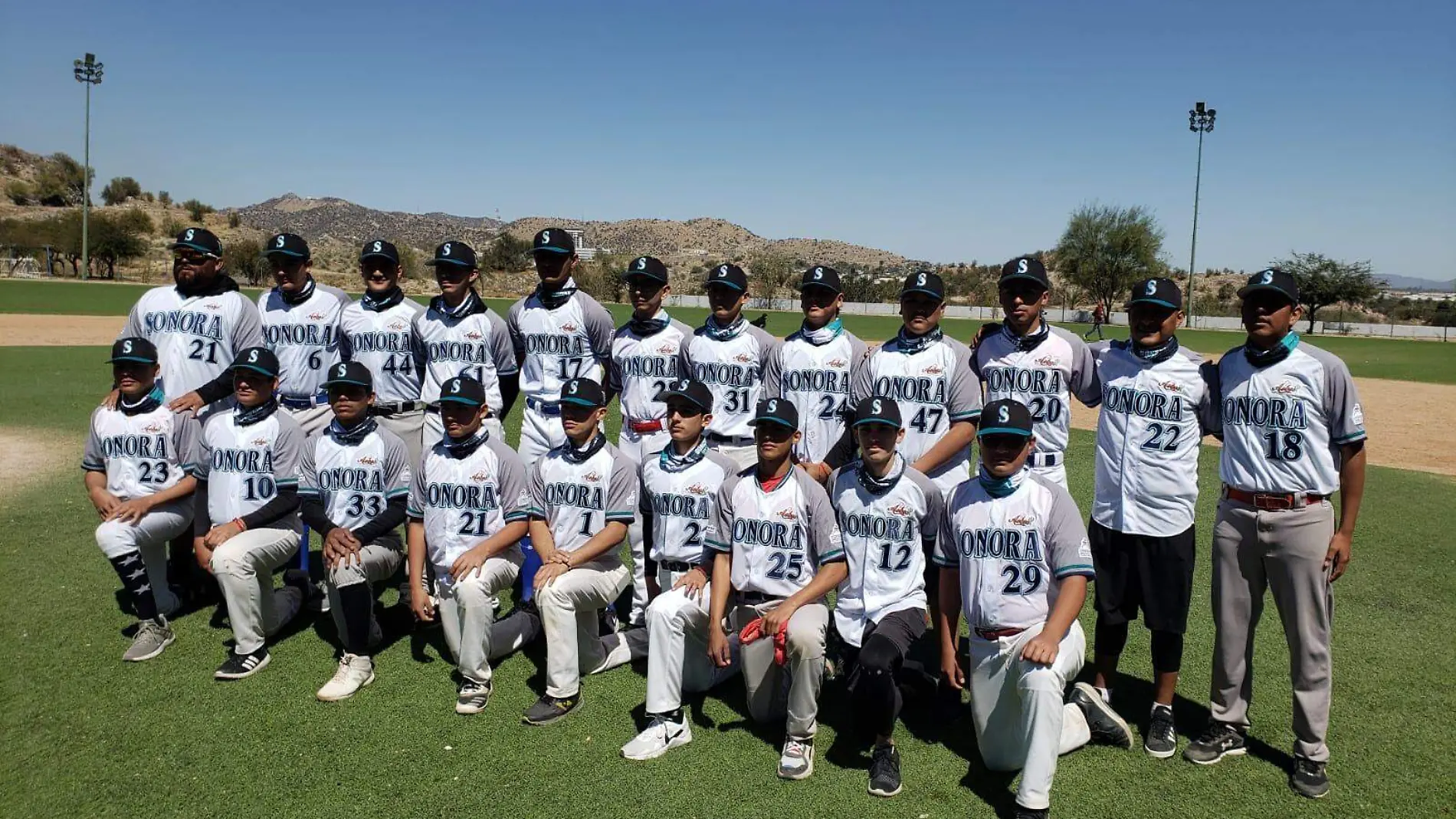 Sonora Blanco marcha invicto en Nacional U15 de Beisbol                      (Cortesía Codeson)